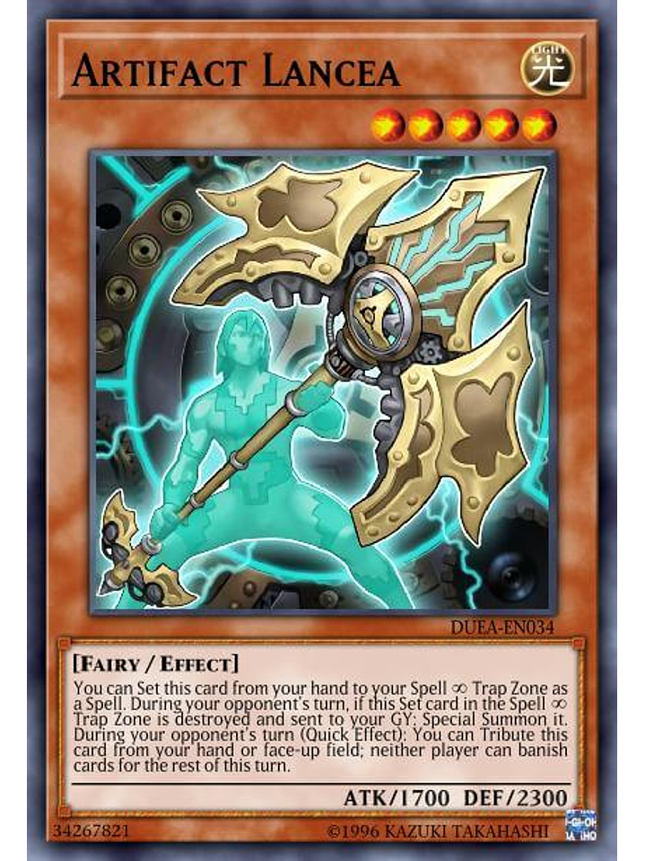 Artifact Lancea - RA01-EN006 - Platinum Secret Rare 1