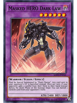 Masked HERO Dark Law - RA01-EN025 - Platinum Secret Rare