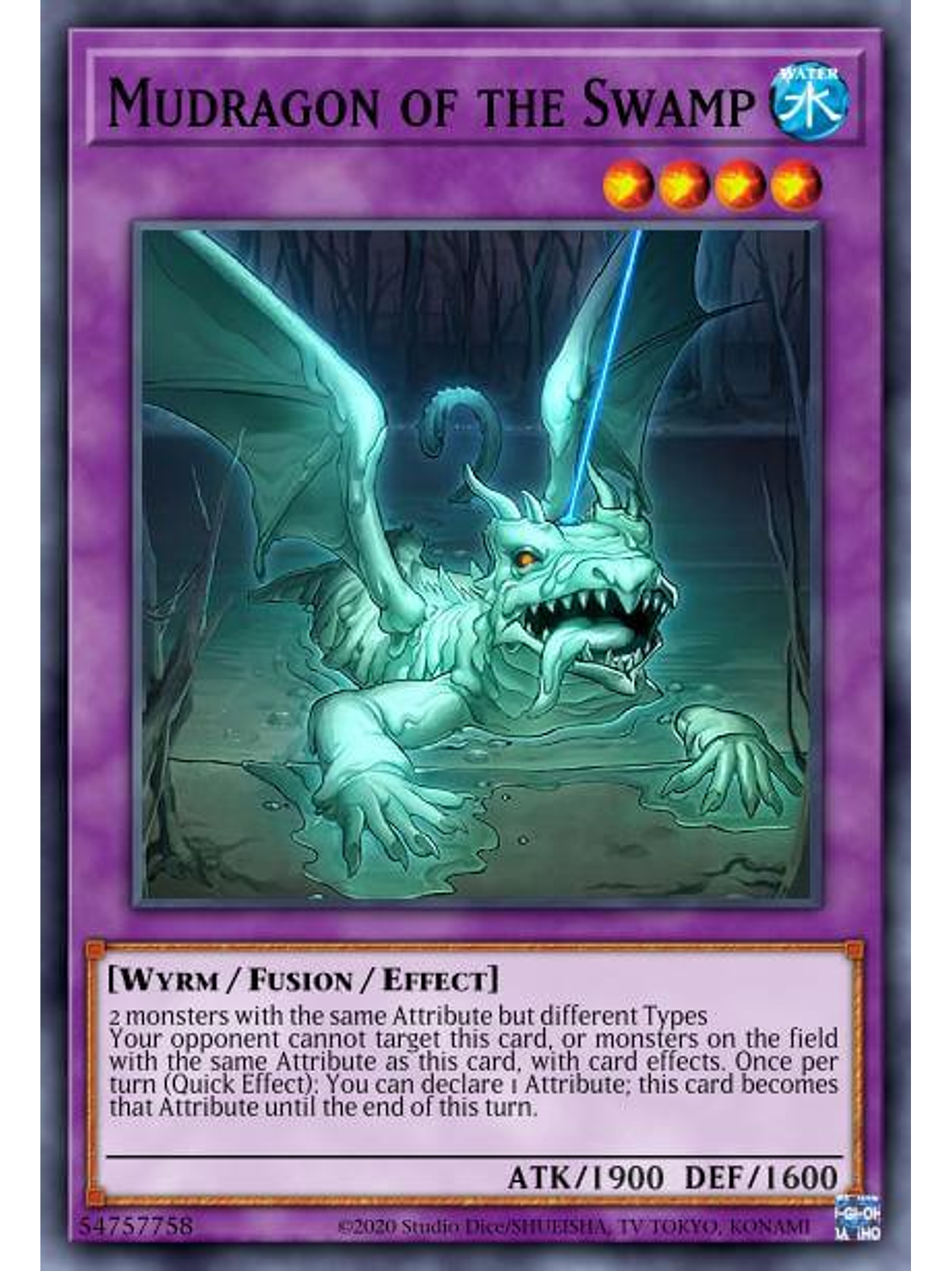 Mudragon of the Swamp - RA01-EN028 - Platinum Secret Rare 1