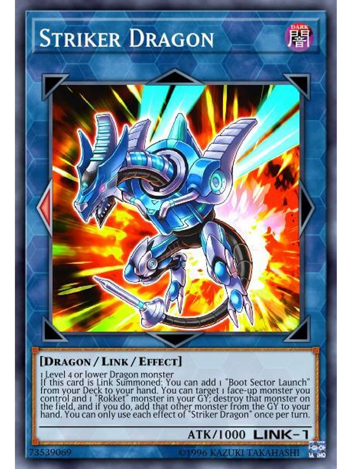 Striker Dragon - RA01-EN046 - Platinum Secret Rare 1