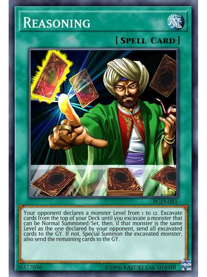 Reasoning - RA01-EN052 - Platinum Secret Rare 1