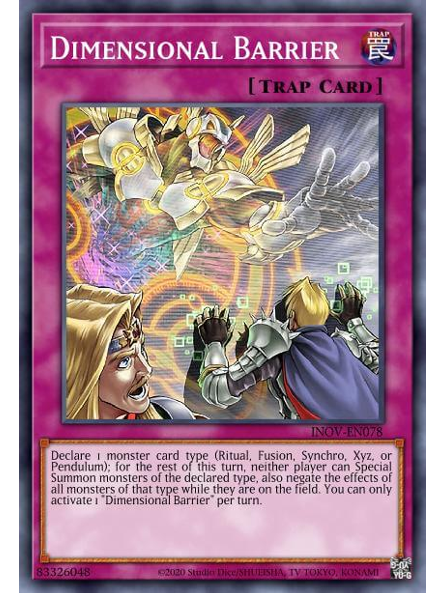 Dimensional Barrier - RA01-EN072 - Platinum Secret Rare 1