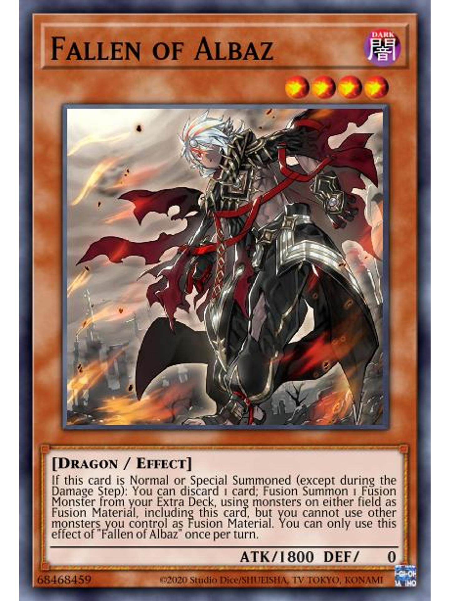 Fallen of Albaz - RA01-EN021 - Quarter Century Secret Rare 1