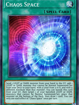 Chaos Space - RA01-EN065 - Quarter Century Secret Rare