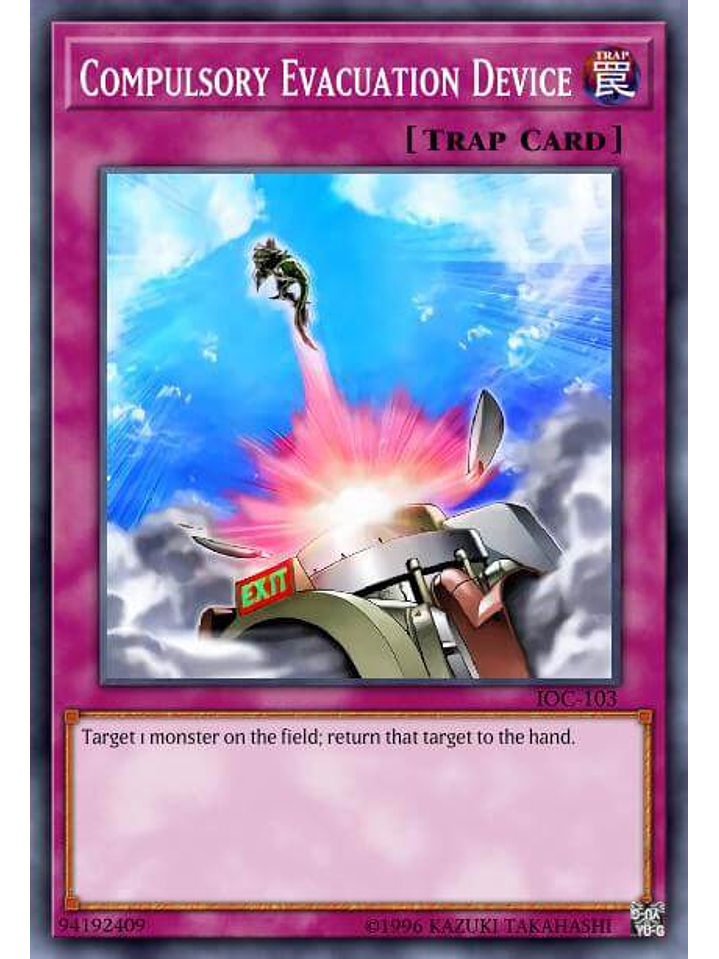 Compulsory Evacuation Device - RA01-EN069 - Quarter Century Secret Rare 1