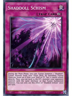 Shaddoll Schism - RA01-EN077 - Quarter Century Secret Rare