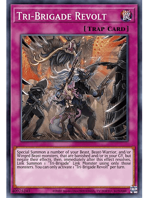 Tri-Brigade Revolt - RA01-EN079 - Quarter Century Secret Rare