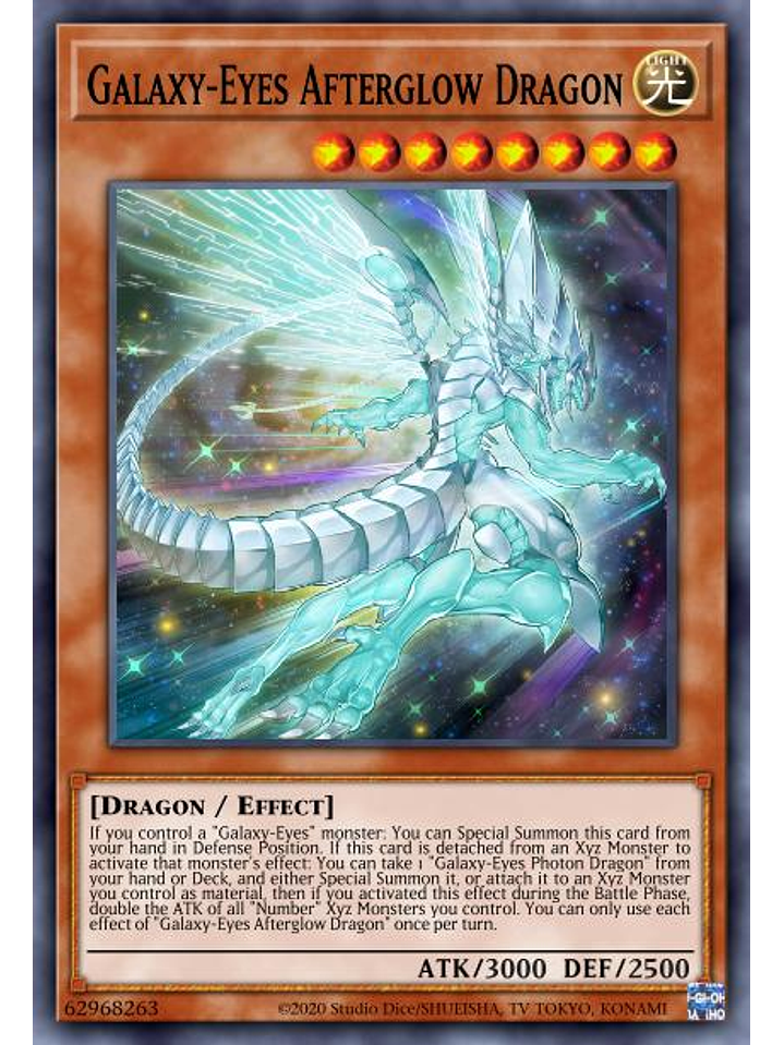 Galaxy-Eyes Afterglow Dragon - RA01-EN017 - Prismatic Ultimate Rare 1