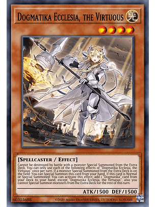 Dogmatika Ecclesia, the Virtuous - RA01-EN020 - Prismatic Ultimate Rare