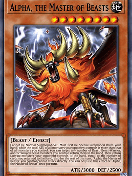 Alpha, the Master of Beasts - RA01-EN022 - Prismatic Ultimate Rare