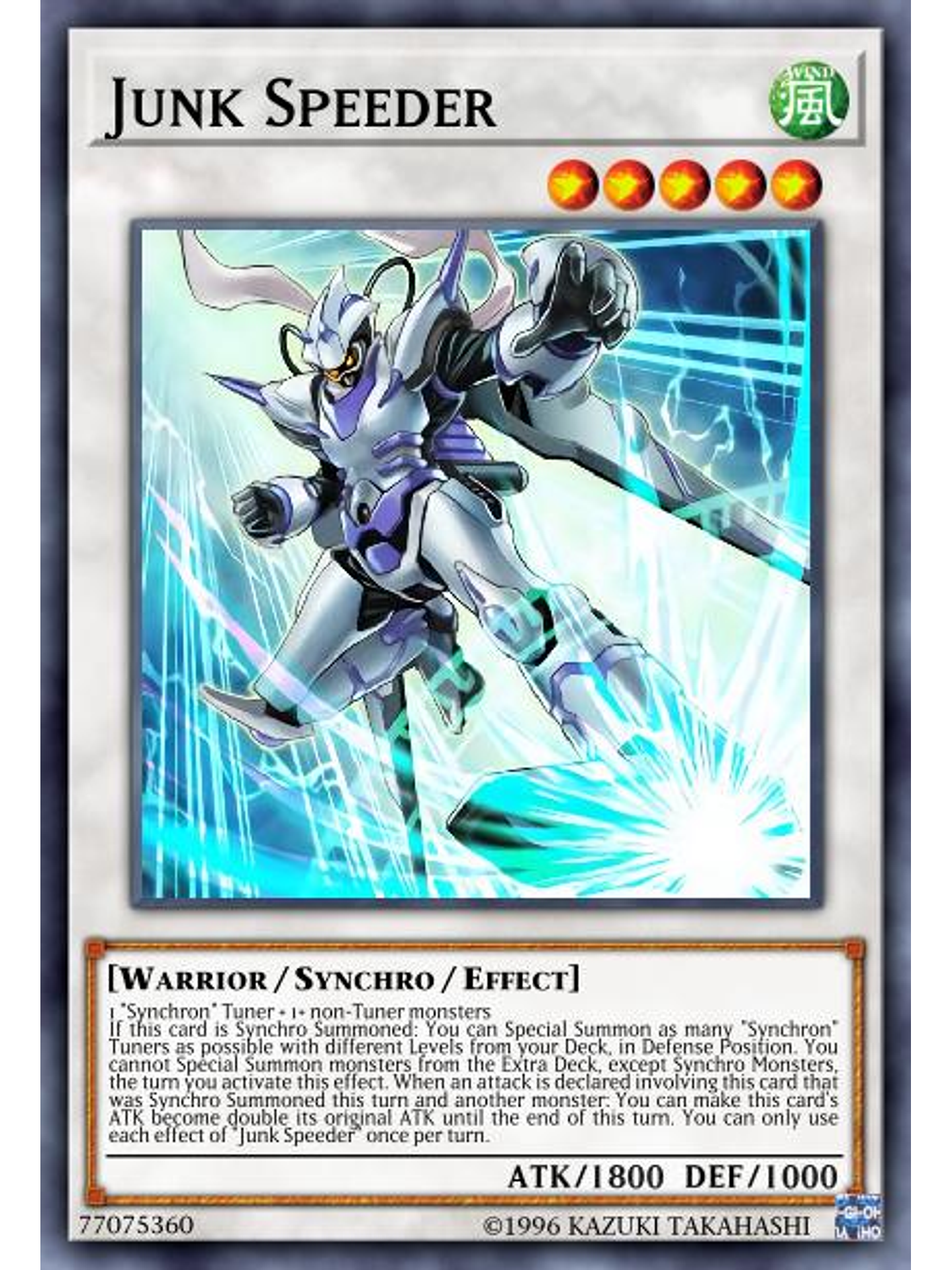 Junk Speeder - RA01-EN032 - Prismatic Ultimate Rare 1
