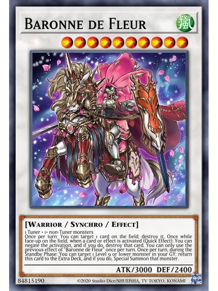 Baronne de Fleur - RA01-EN034 - Prismatic Ultimate Rare 1
