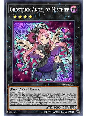 Ghostrick Angel of Mischief - RA01-EN036 - Prismatic Ultimate Rare