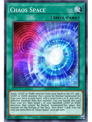 Chaos Space - RA01-EN065 - Prismatic Ultimate Rare