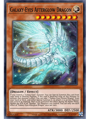 Galaxy-Eyes Afterglow Dragon - RA01-EN017 - Prismatic Collector's Rare