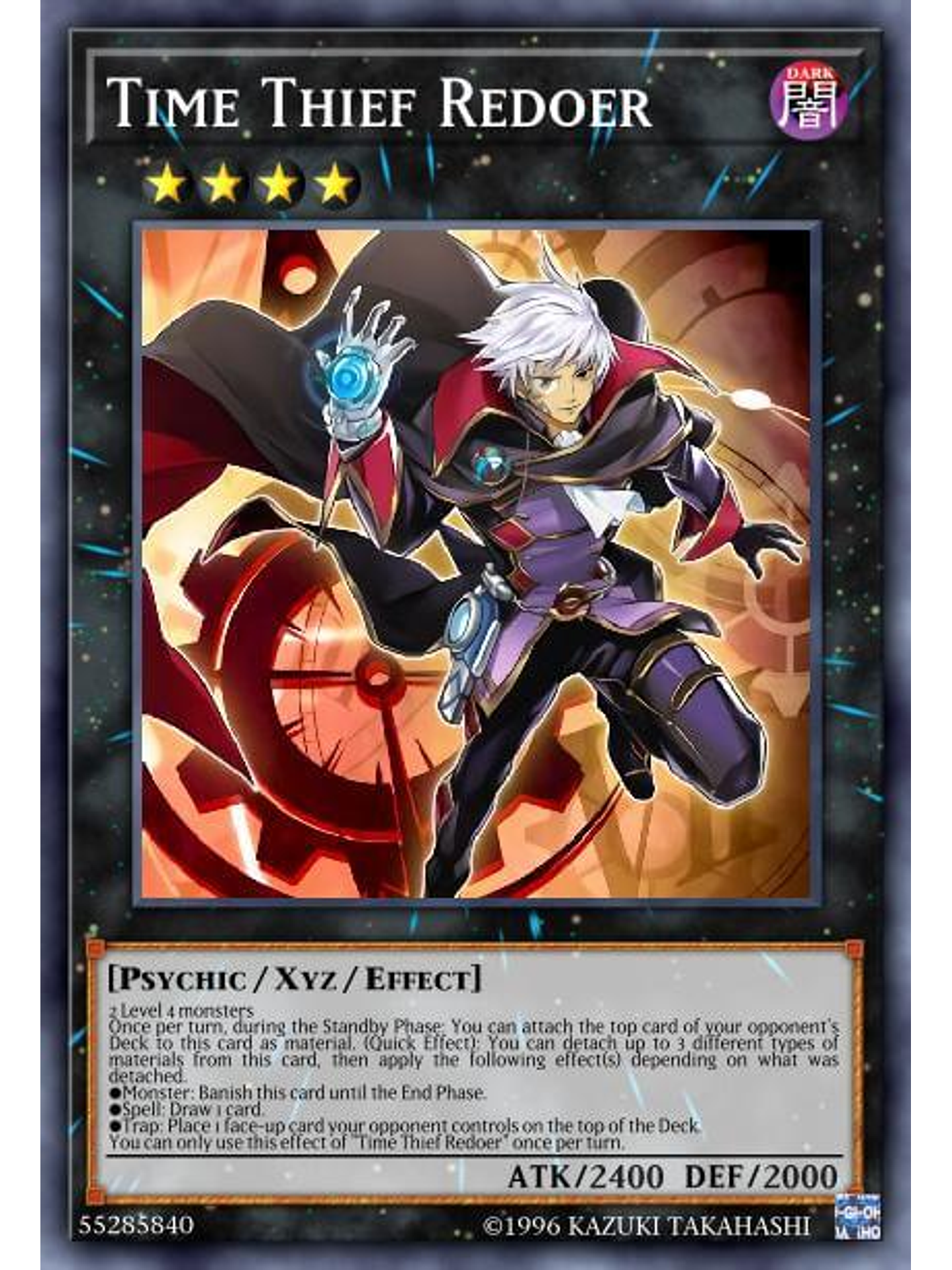 Time Thief Redoer - RA01-EN041 - Prismatic Collector's Rare 1