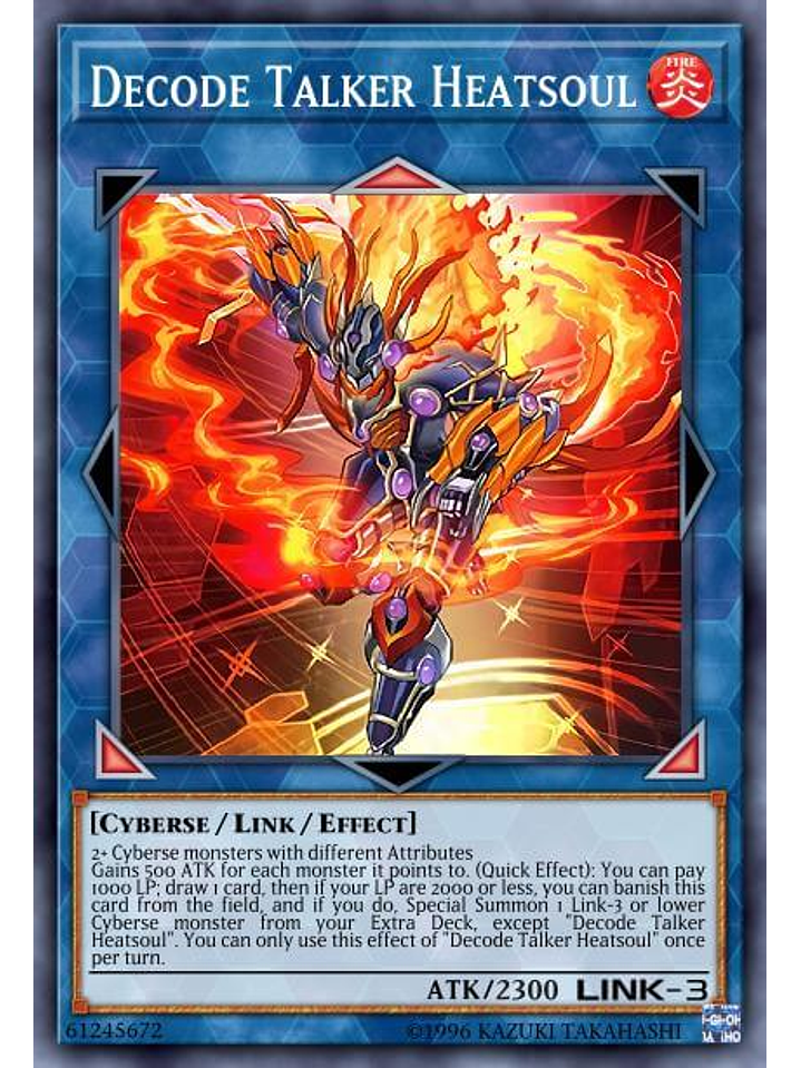 Decode Talker Heatsoul - RA01-EN048 - Prismatic Collector's Rare 1