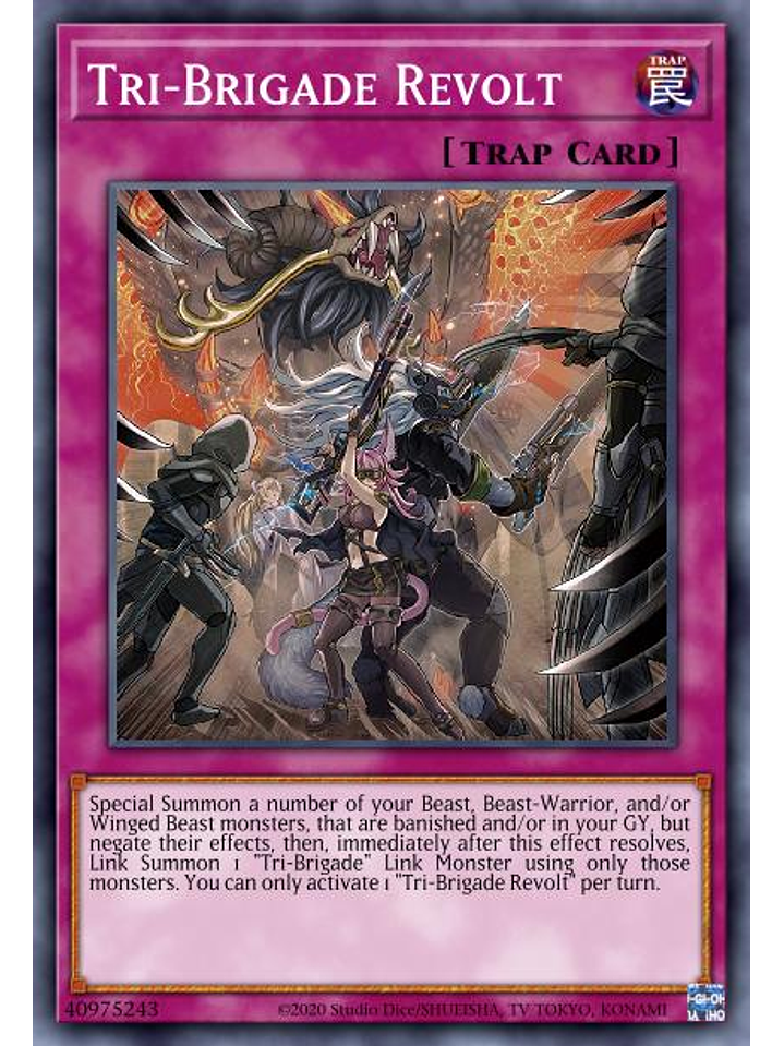 Tri-Brigade Revolt - RA01-EN079 - Prismatic Collector's Rare 1