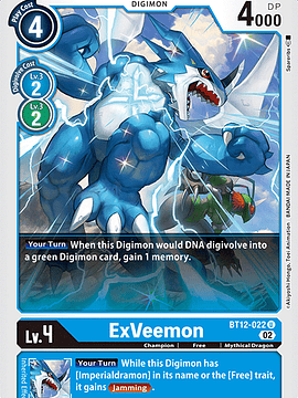 BT12-022 U ExVeemon (NO FOIL)