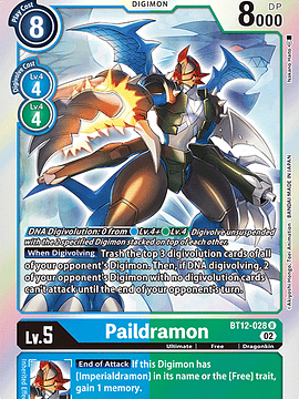 BT12-028 R Paildramon (NO FOIL)