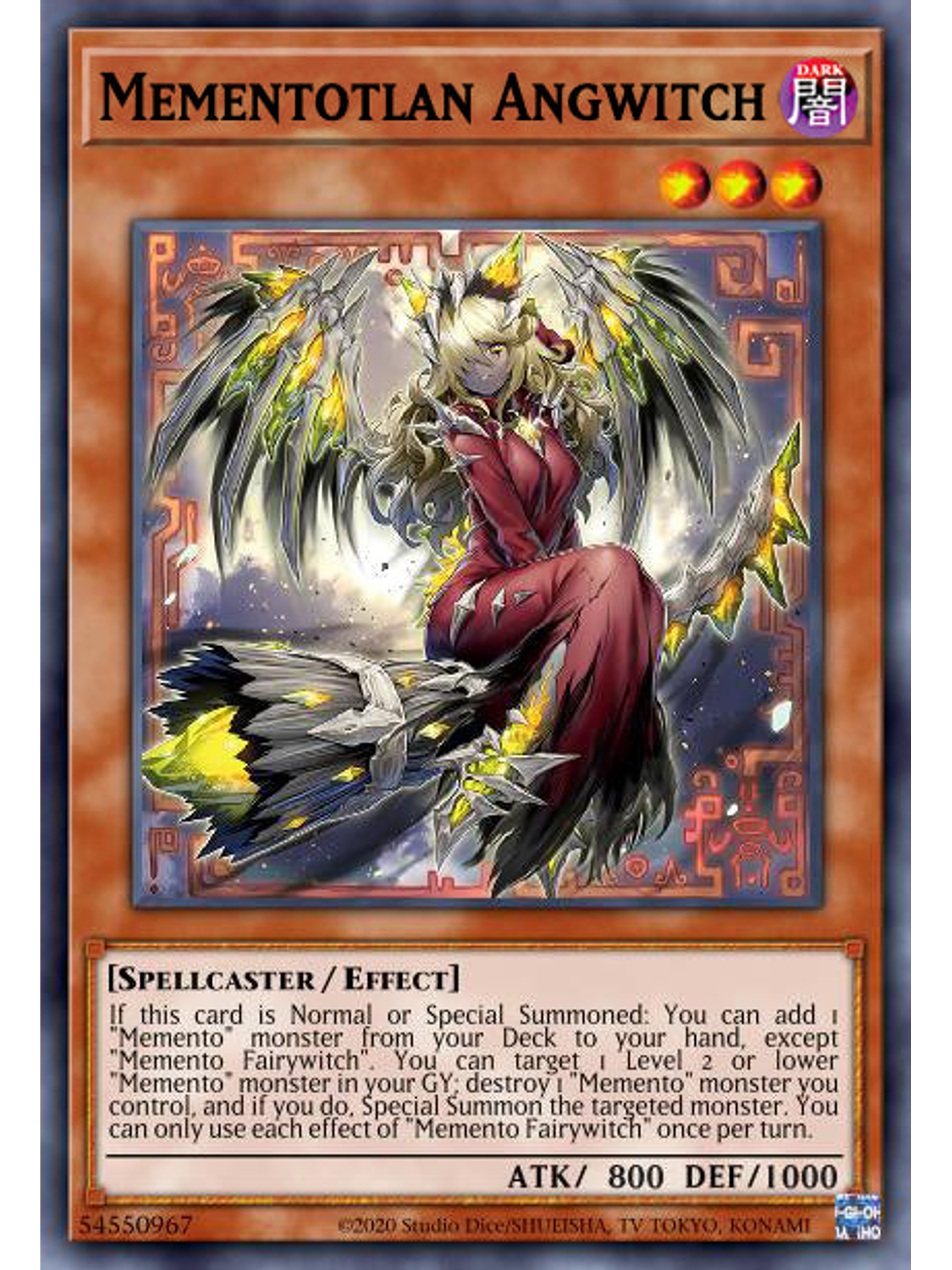 Mementotlan Angwitch - VASM-EN005 - Ultra Rare 1st Edition 1