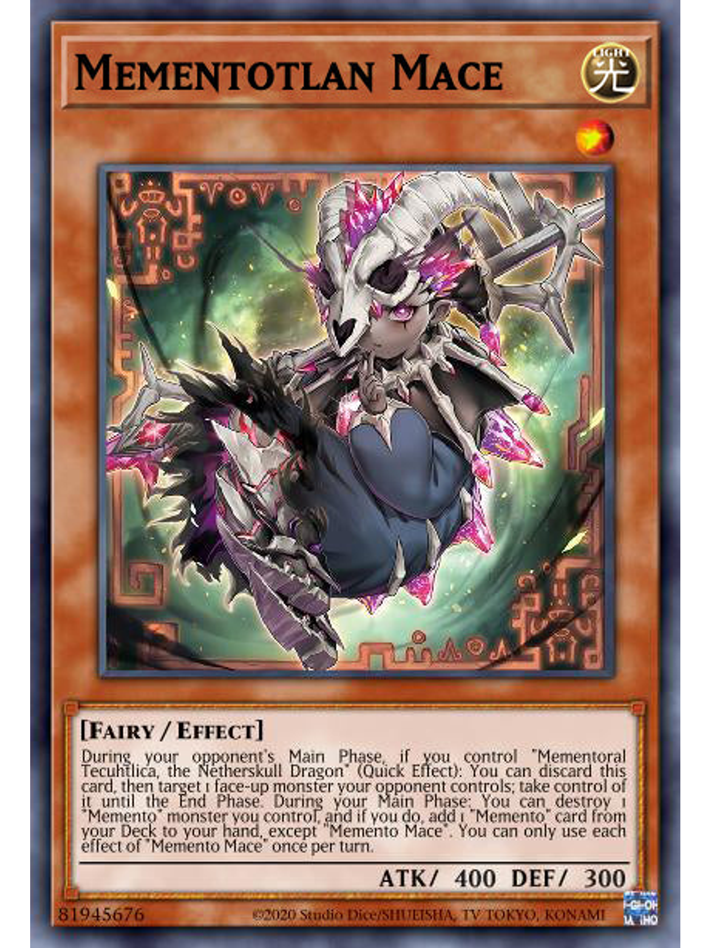 Mementotlan Mace - VASM-EN006 - Super Rare 1st Edition 1