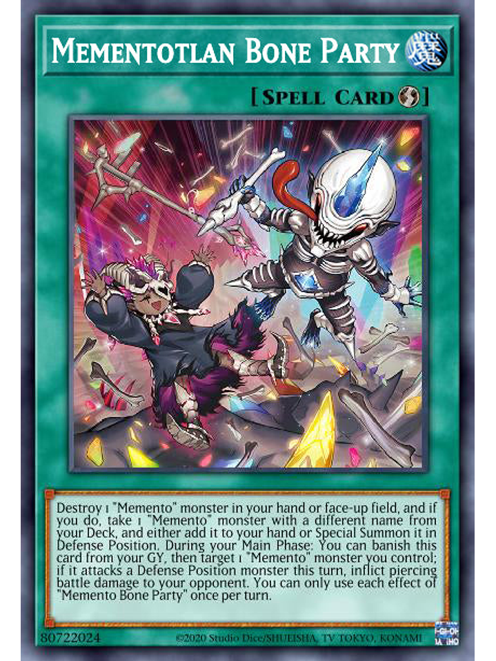 Mementotlan Bone Party - VASM-EN009 - Ultra Rare 1st Edition 1