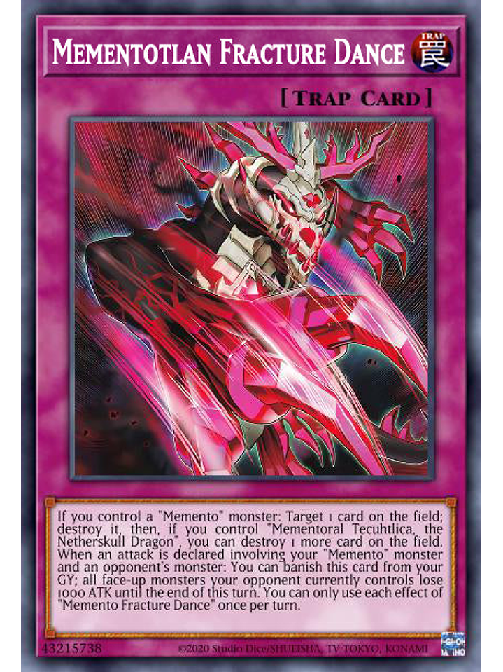 Mementotlan Fracture Dance - VASM-EN011 - Rare 1st Edition 1