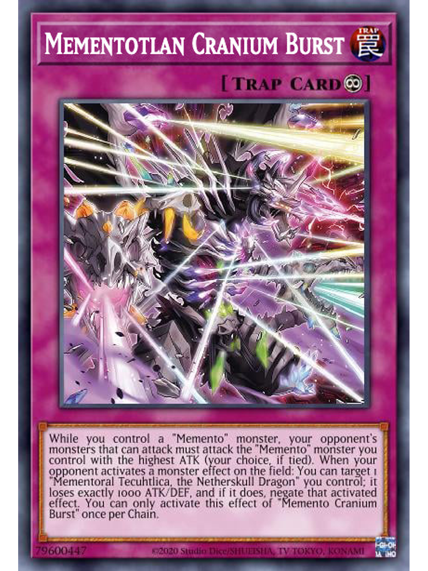 Mementotlan Cranium Burst - VASM-EN012 - Rare 1st Edition 1