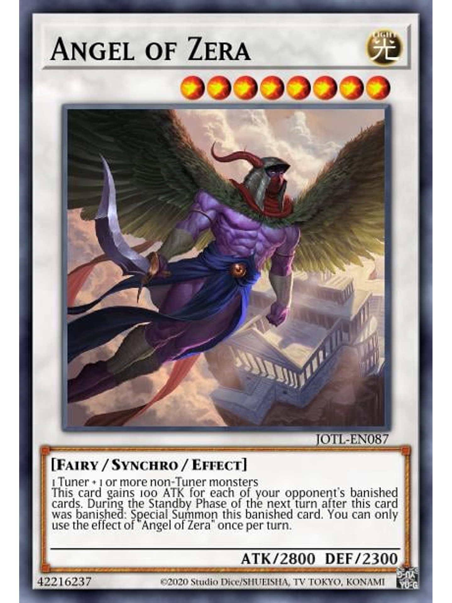 Angel of Zera - VASM-EN027 - Rare 1st Edition 1