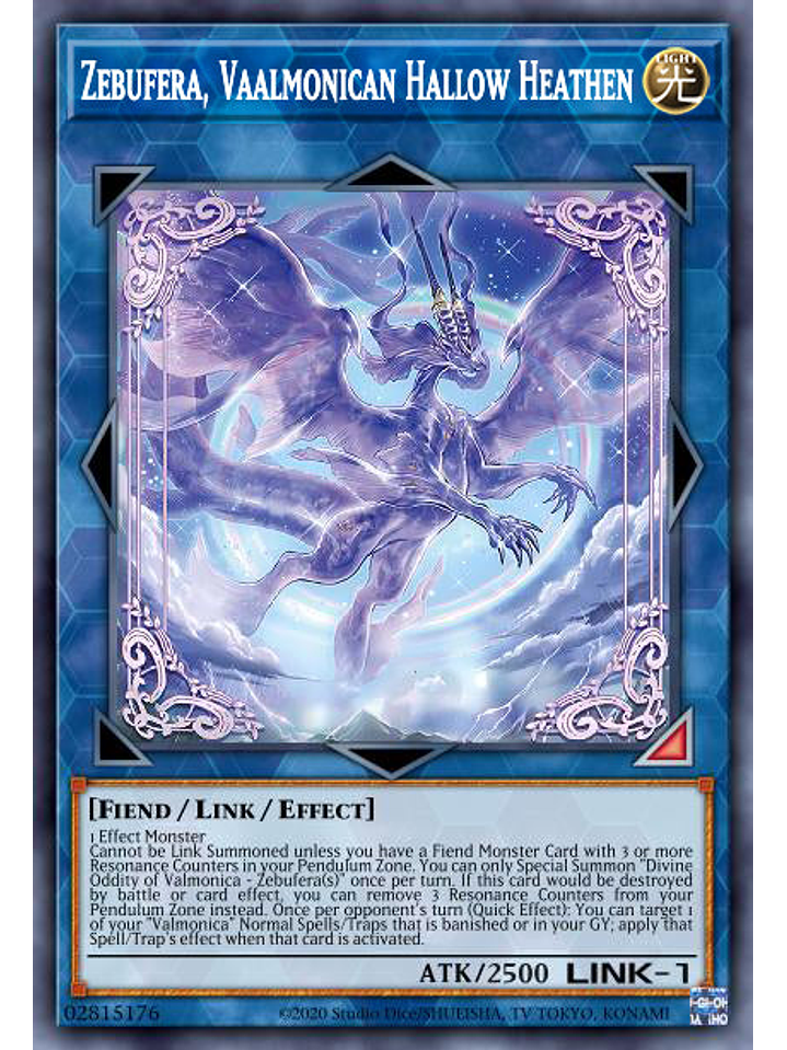 Zebufera, Vaalmonican Hallow Heathen - VASM-EN034 - Super Rare 1st Edition 1