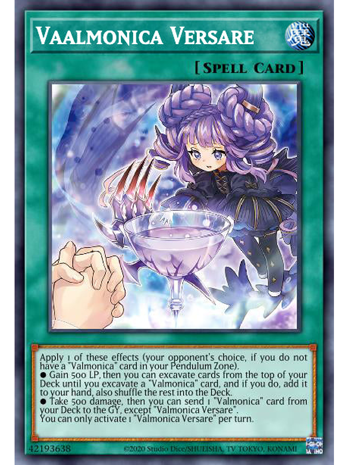 Vaalmonica Versare - VASM-EN037 - Super Rare 1st Edition 1