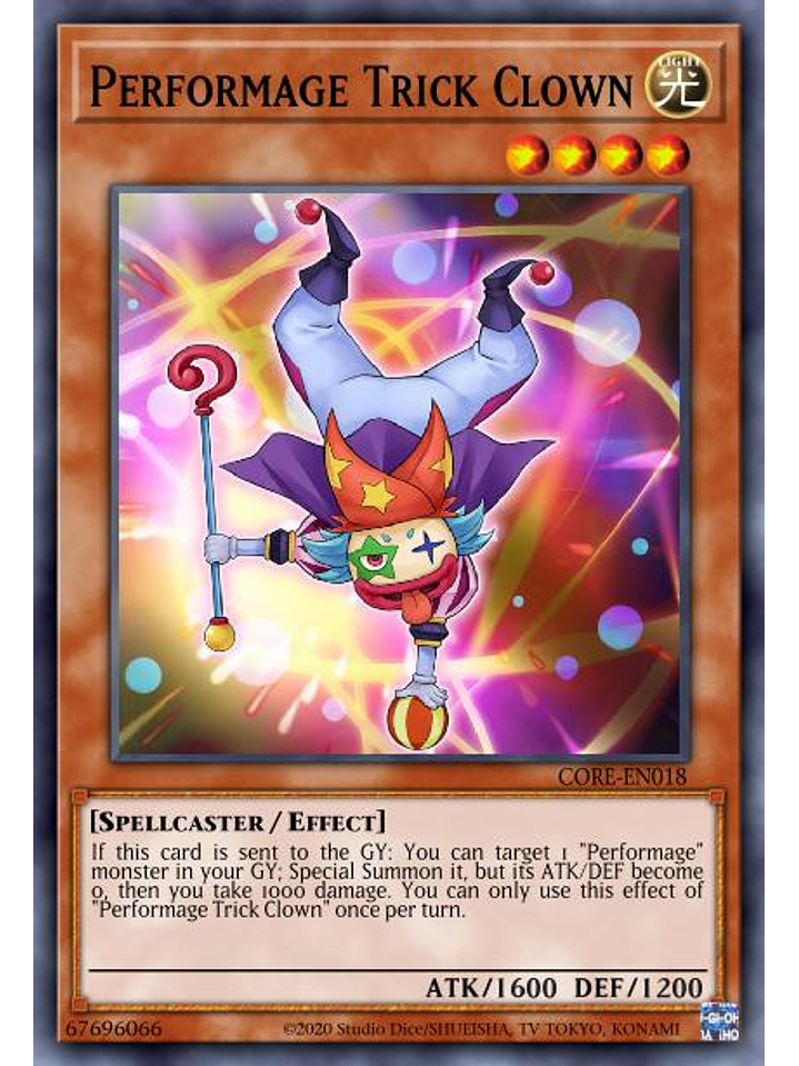 Performage Trick Clown - VASM-EN042 - Rare 1st Edition 1