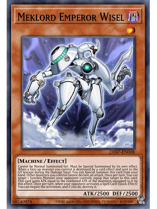 Meklord Emperor Wisel - VASM-EN049 - Rare 1st Edition