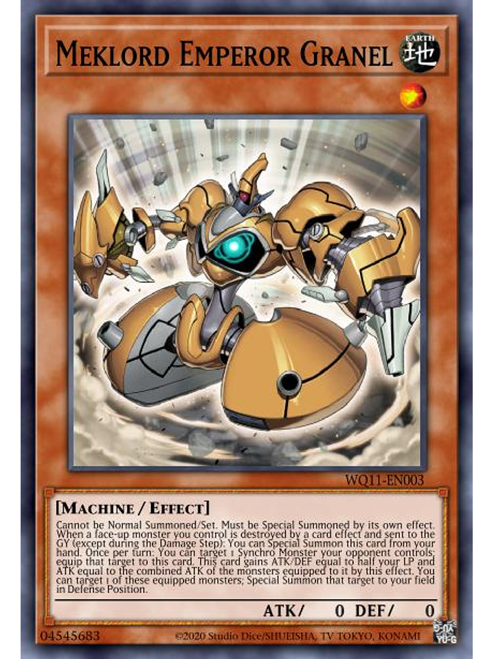 Meklord Emperor Granel - VASM-EN050 - Rare 1st Edition 1