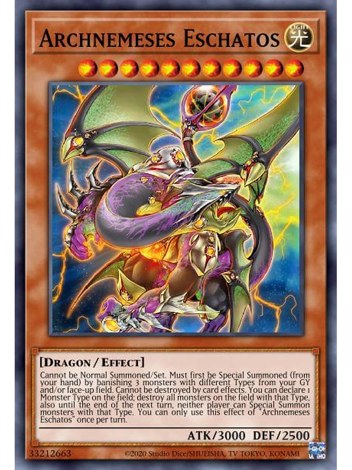 Archnemeses Eschatos - VASM-EN053 - Rare 1st Edition 1