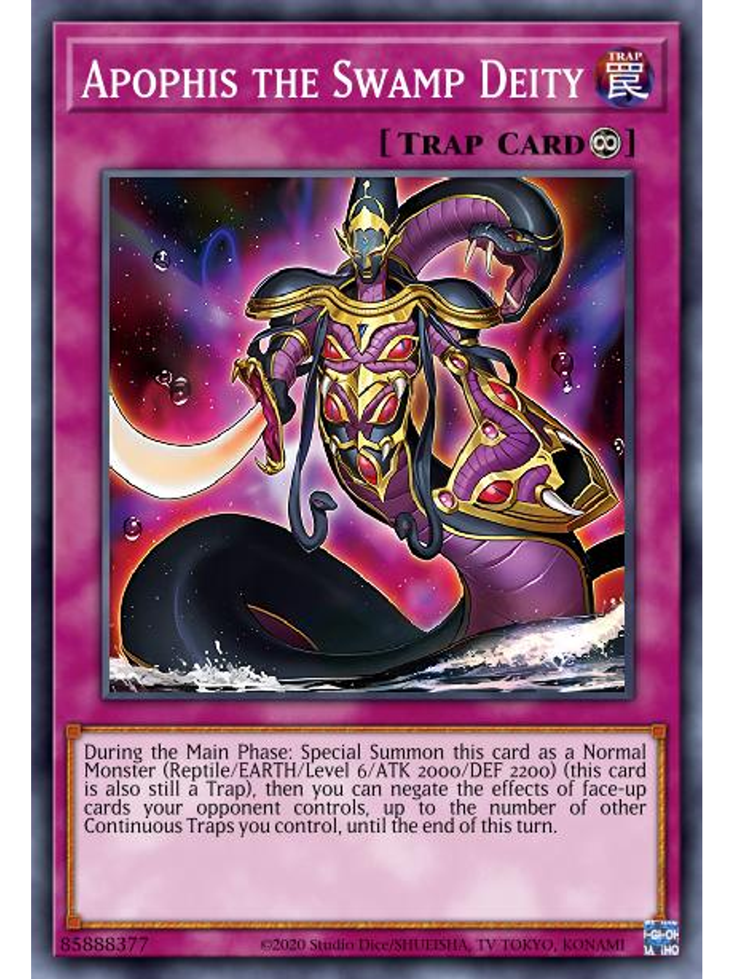 Apophis the Swamp Deity - VASM-EN060 - Rare 1st Edition 1