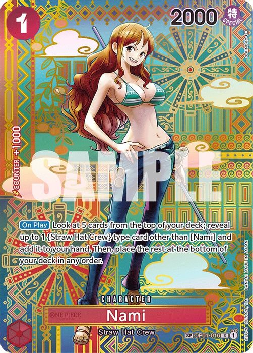 OP01-016 (Alternative Art) Nami (SP)