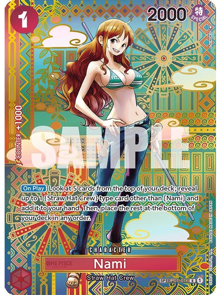 OP01-016 (Alternative Art) Nami (SP) 1