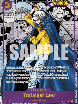 OP05-069 (Alternative Art) Trafalgar Law (069) (Manga)