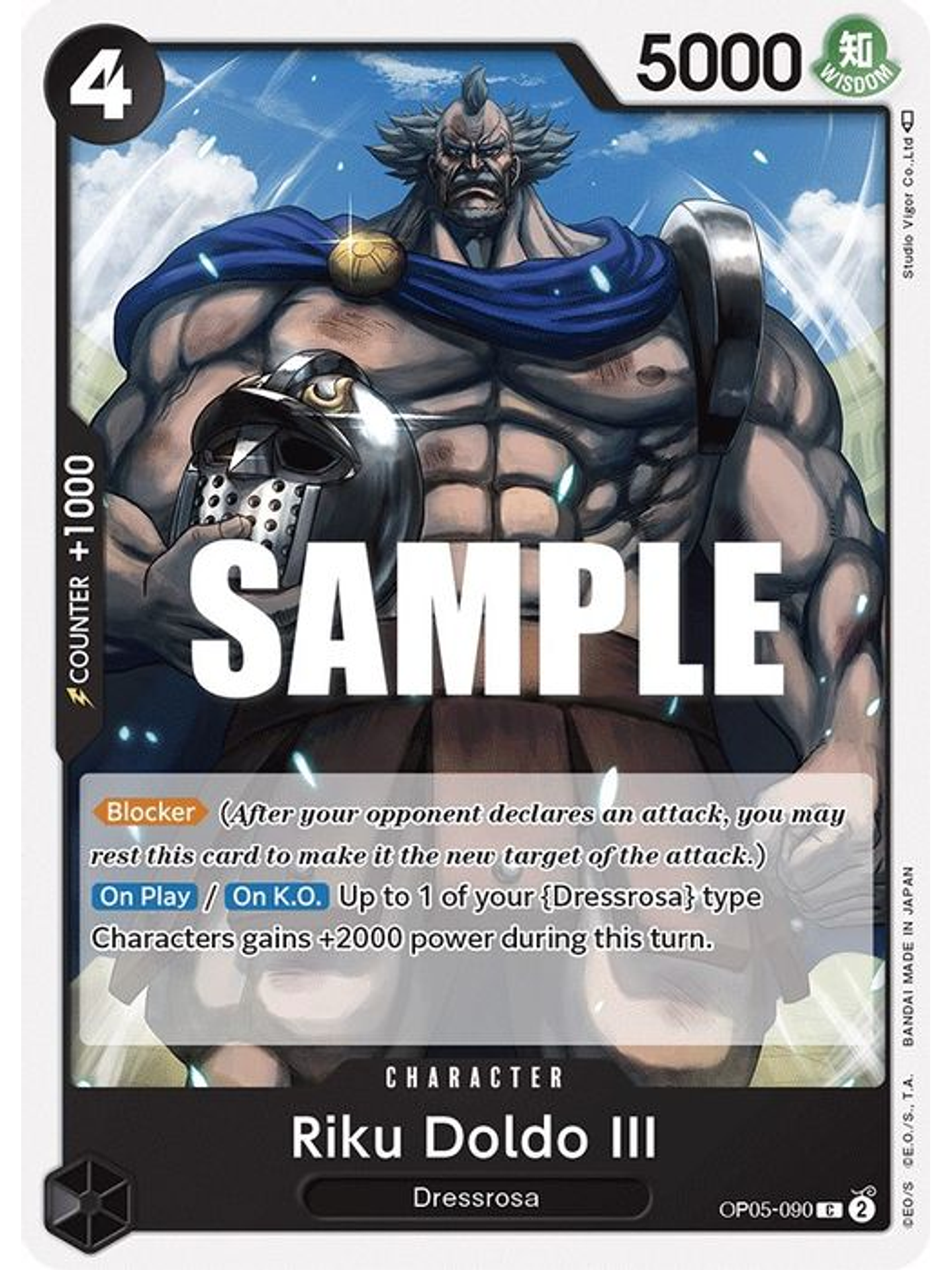 OP05-090 C Riku Doldo III 1