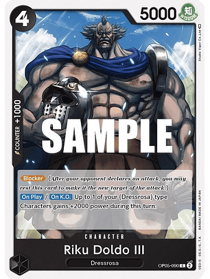 OP05-090 C Riku Doldo III
