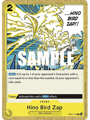 OP05-116 C Hino Bird Zap