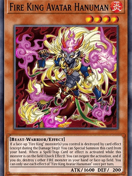 Fire King Avatar Rangbali - SR14-EN003 - Ultra Rare 1st Edition