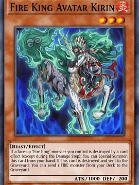 Fire King Avatar Kirin - SR14-EN007 - Common 1st Edition