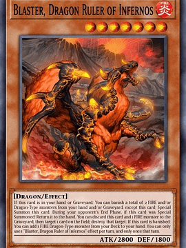 Blaster, Dragon Ruler of Infernos - SR14-EN008 - Common 1st Edition