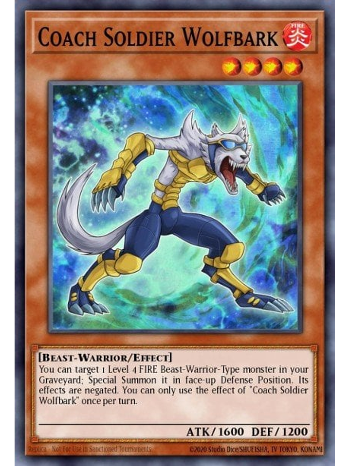Coach Soldier Wolfbark - SR14-EN011 - Common 1st Edition 1