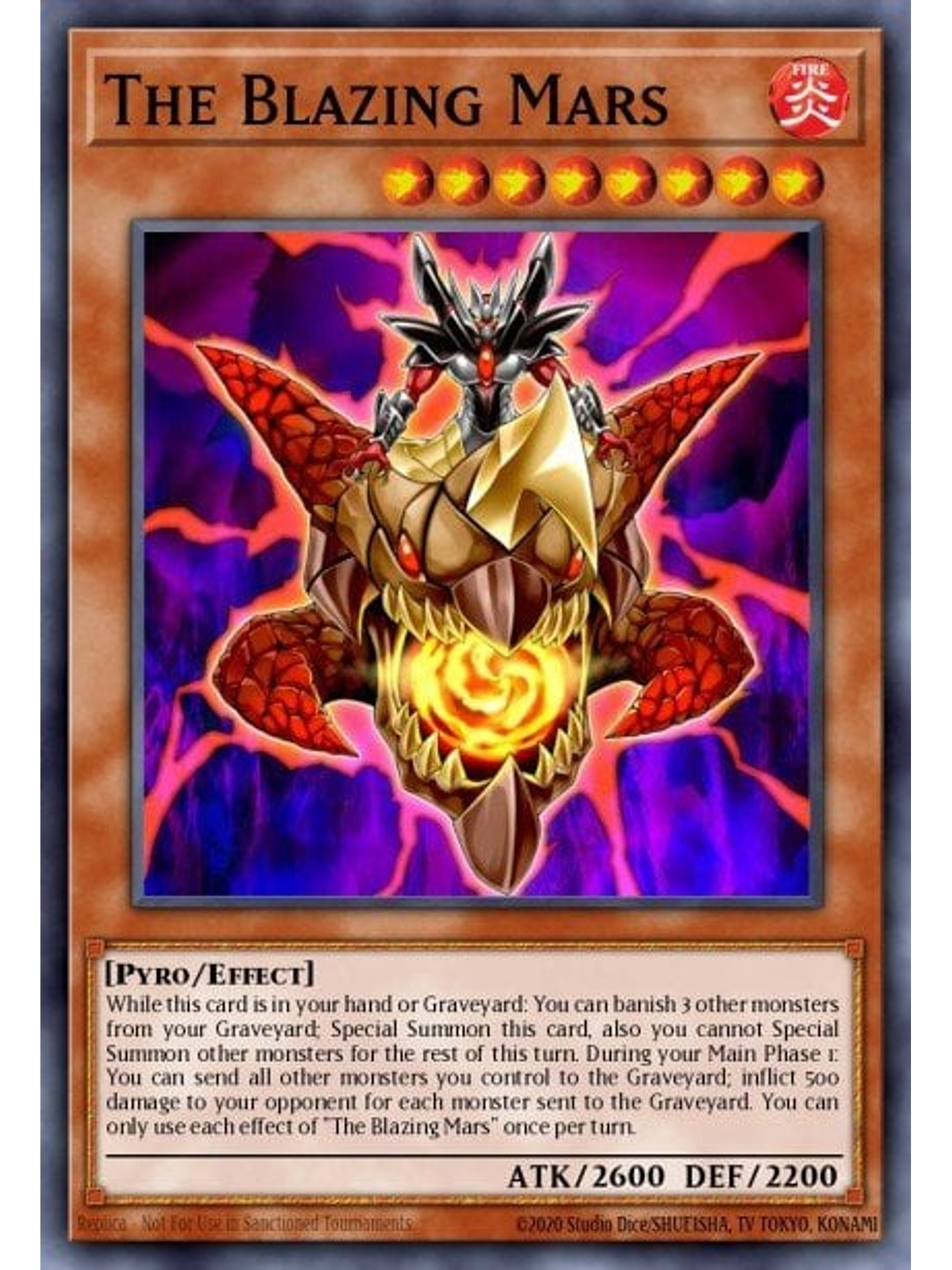 The Blazing Mars - SR14-EN015 - Common 1st Edition 1