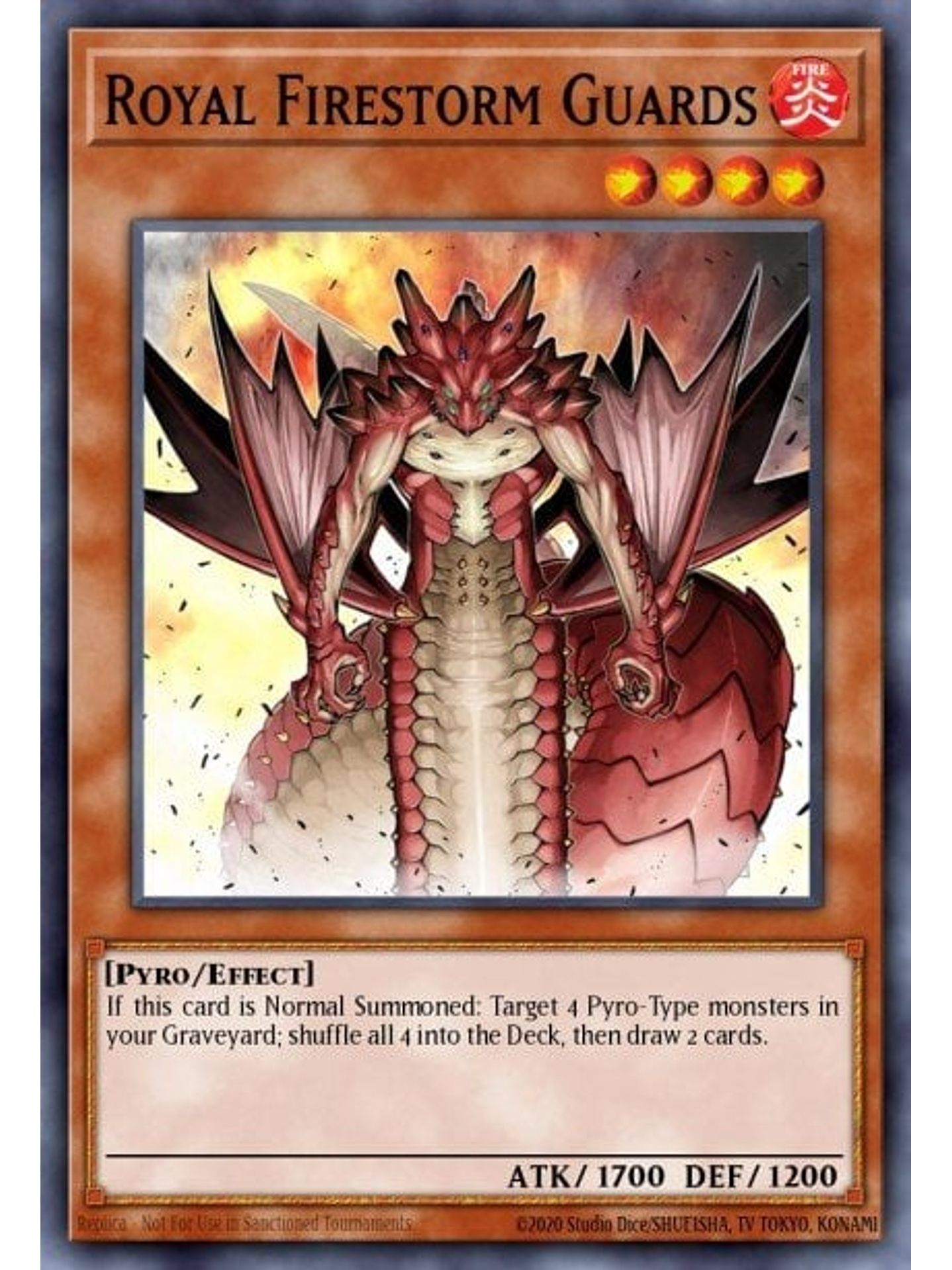 Royal Firestorm Guards - SR14-EN018 - Common 1st Edition 1