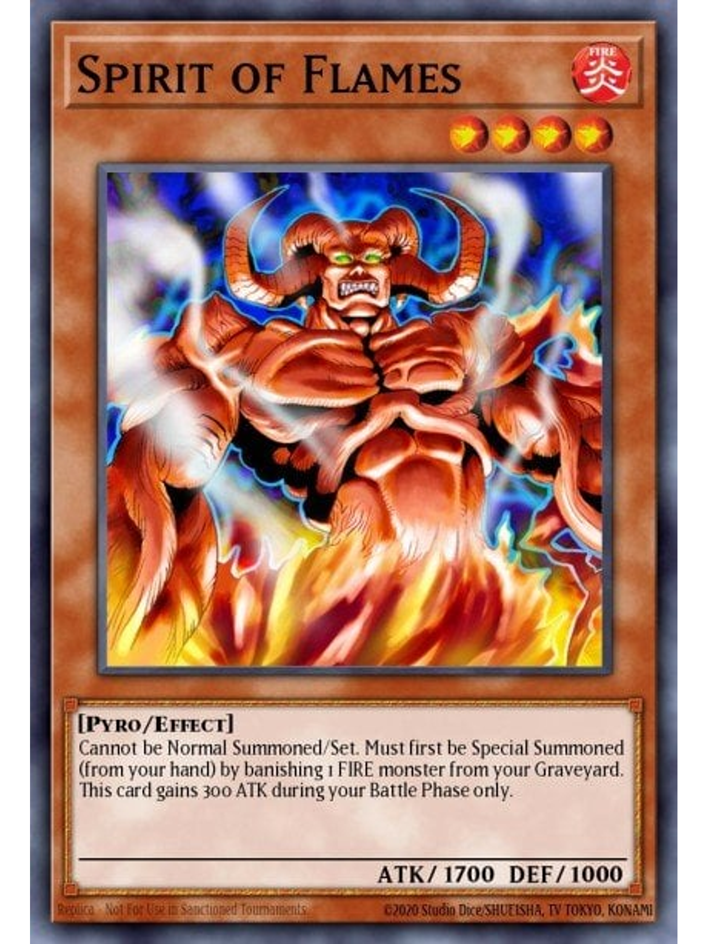 Spirit of Flames - SR14-EN019 - Common 1st Edition 1